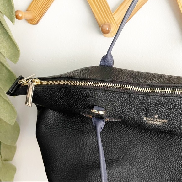 Kate Spade Black Pebbled Leather Star Bag - Picture 6 of 13